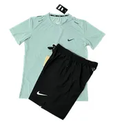 Nike Set - Mint Tee & Black Shorts