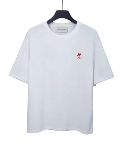 Ami Tee - White Red Logo