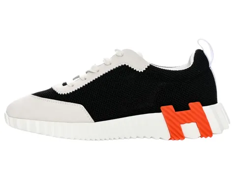 Hermes Shoes - White & Orange H