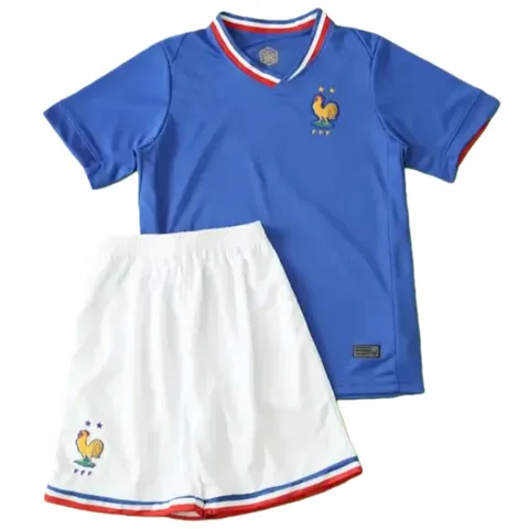 2024 UEFA France home Kids kit