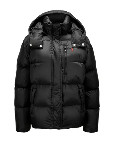 Ralph Lauren Quilted Jacket - Black Hooded Puffer