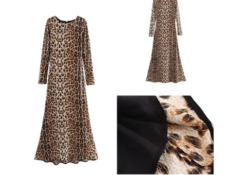 Zara Dress - Leopard Maxi