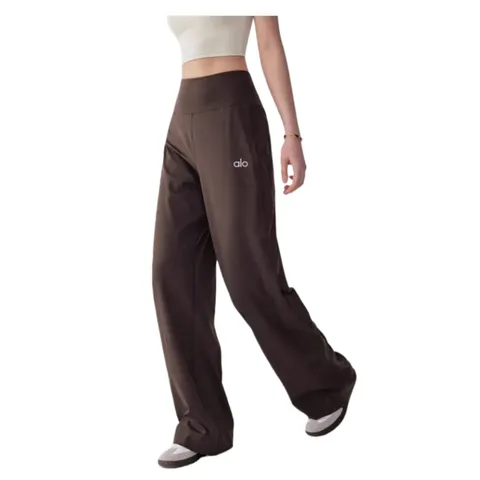 Alo Pants - Brown Wide-Leg