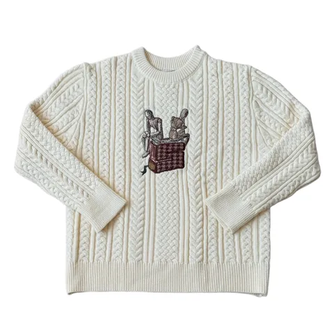 Derschutze Sweater - Cream Cable Knit