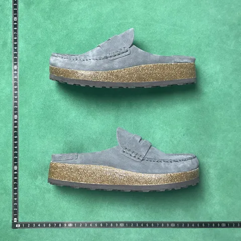 Birkenstock - Grey Suede Loafer