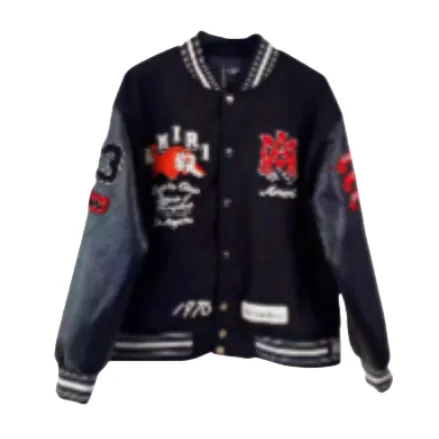 Amiri Jacket - Navy Patch Varsity
