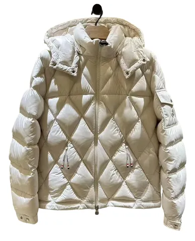 Moncler Down Jacket - Cream Quilted
