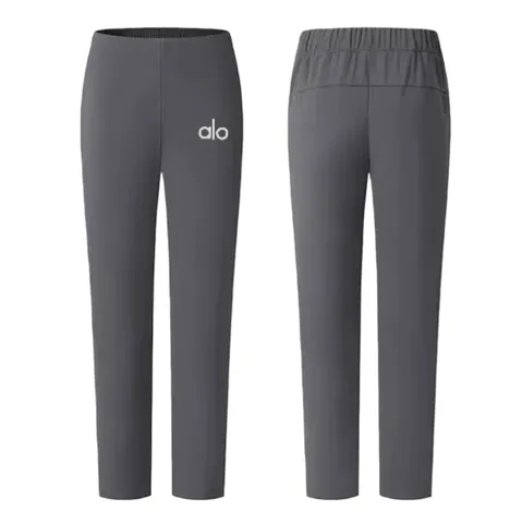 Alo Pants - Grey Straight