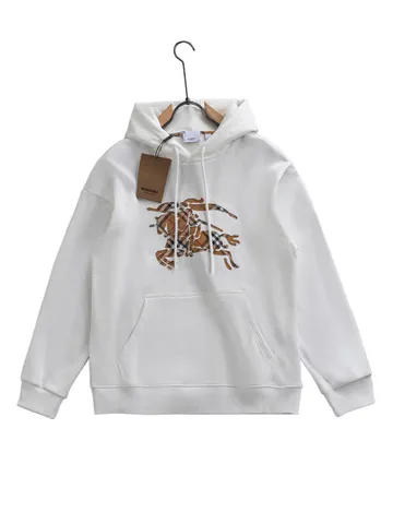 Burberry Hoodie - White Knight Logo