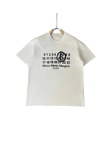 Maison Margiela Tee - White Numbers