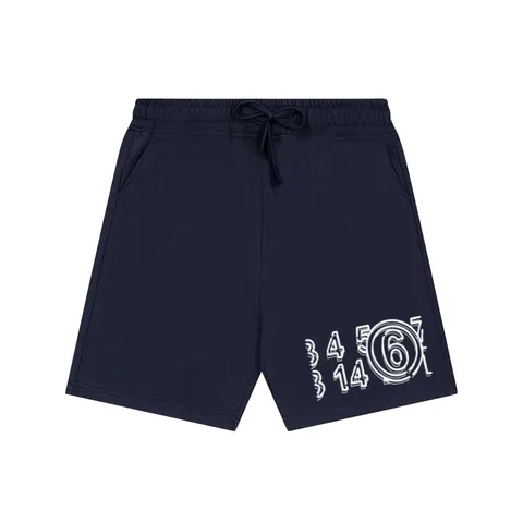 Maison Margiela Shorts - Navy 14 Print