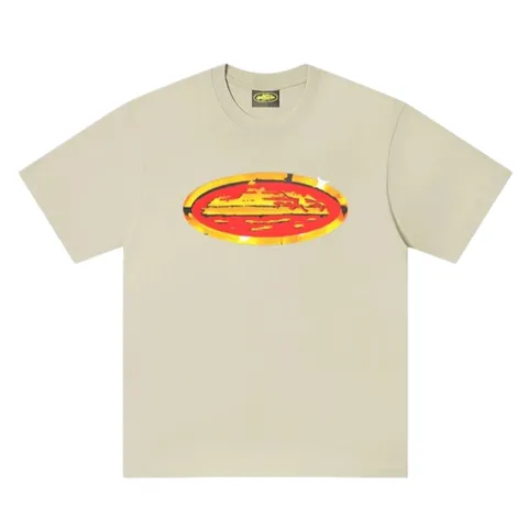 Corteiz Tee - Cream Red Alcatraz