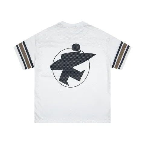 Stussy Tee - White Stripe Sleeve