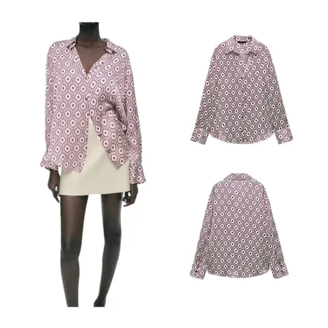 Zara Shirt - Pink Print