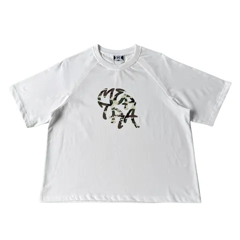 Mertra Tee - White Camo Logo