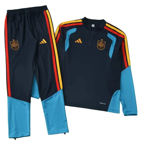 2026 FIFA World Cup Spain royal blue Half pull training suit