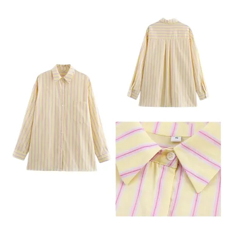 Zara Shirt - Yellow Stripe