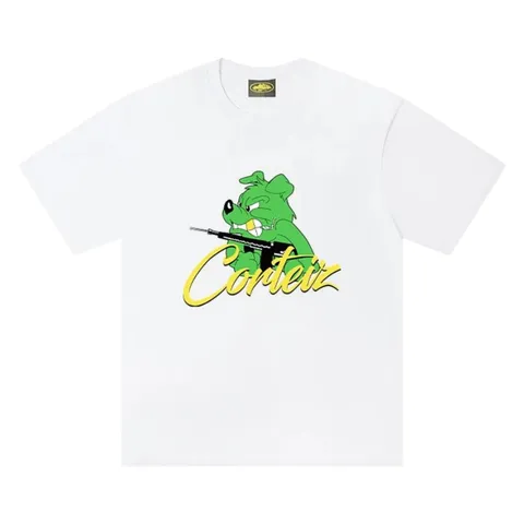 Corteiz Tee - White Green Mascot
