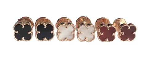 Van Cleef & Arpels Earring - Alhambra Studs Multi-Colour