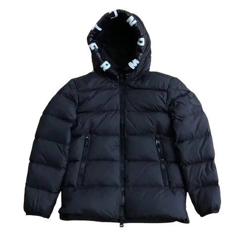Moncler Quilted Jacket - Navy Logo Hood