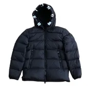 Moncler Quilted Jacket - Navy Logo Hood