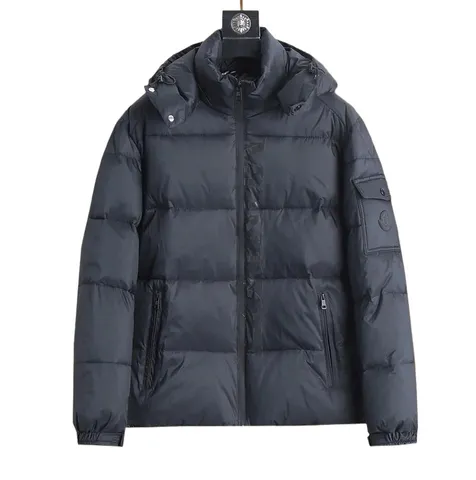 Moncler Quilted Jacket - Navy Hooded, Cotton II