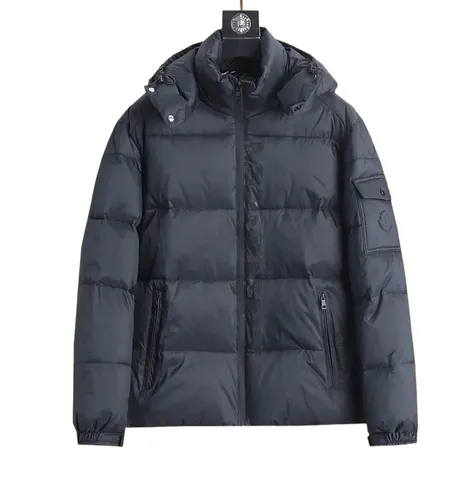 Moncler Quilted Jacket - Navy Hooded, Cotton II