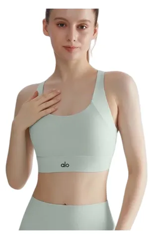 Alo Vest - Sage Crop Tank