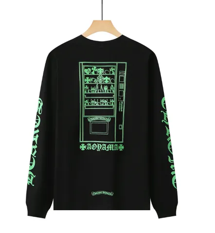 Chrome Hearts Long Tee - Black Green Print