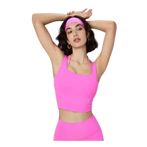 Alo Vest - Hot Pink Crop Tank
