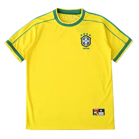 1998 season Brazil home retro Fan version