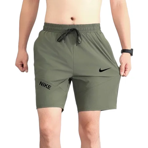 Nike Shorts - Olive Logo