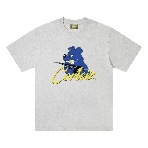 Corteiz Tee - Grey Blue Mascot