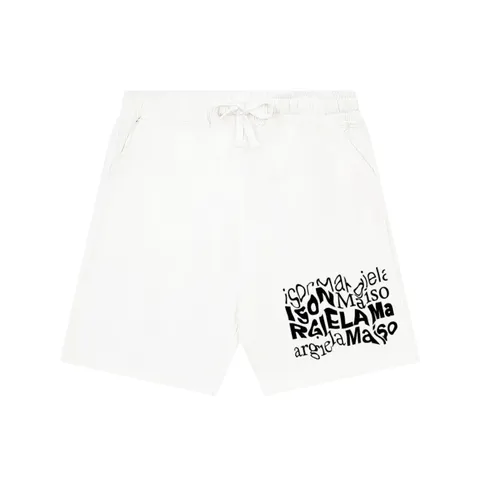 Maison Margiela Shorts - White Text Print