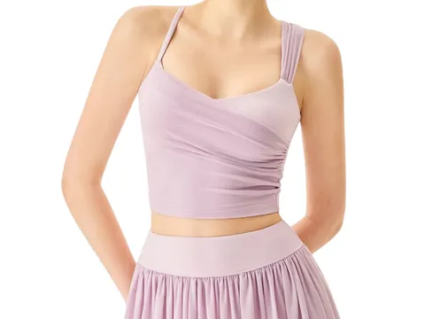 Alo Vest - Lilac Wrap Cami
