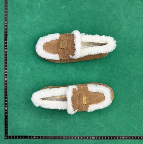Miu Miu - Tan Shearling Loafer