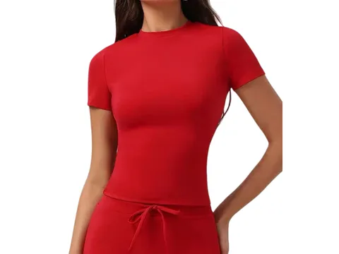 Alo Tee - Red Fitted