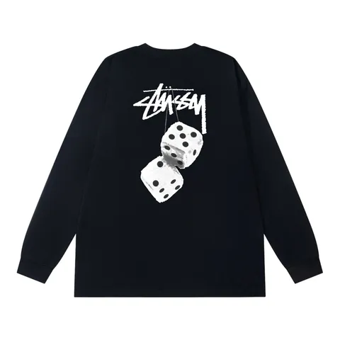 Stussy Long Tee - Black Dice