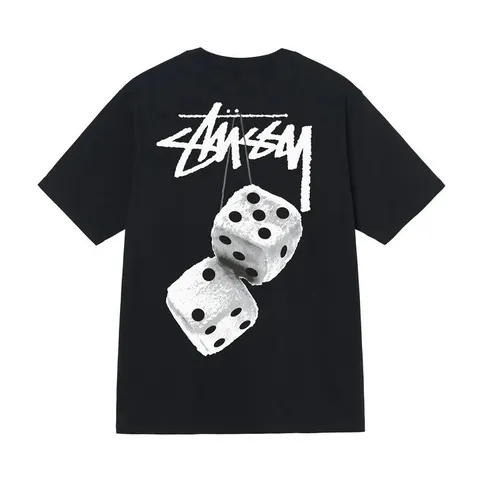 Stussy Tee - Black White Dice