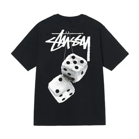 Stussy Tee - Black White Dice