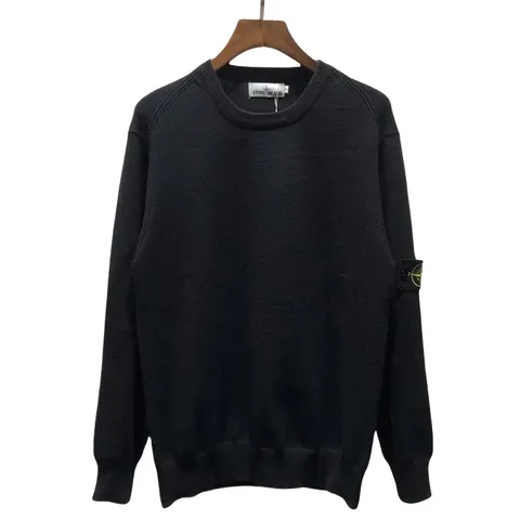 Stone Island Sweater - Black Knit