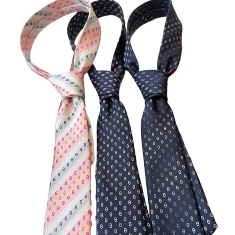 Hermes Tie - H Pattern Tie Multi-Colour