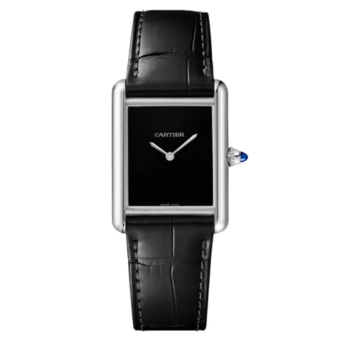 Cartier [Tank Must] - Tank Black Dial
