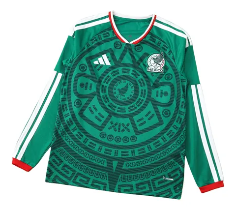 2026 FIFA World Cup Mexico home Long sleeved Fan version
