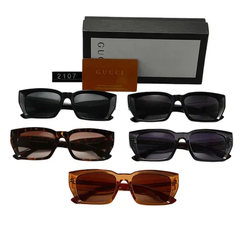 Gucci SunGlasses - Rectangle Multi-Colour