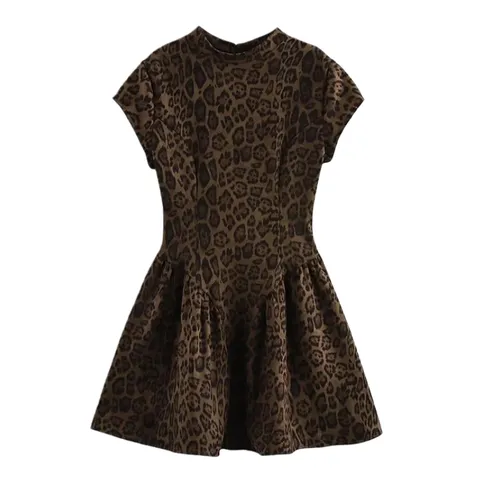 Zara Dress - Leopard Mini