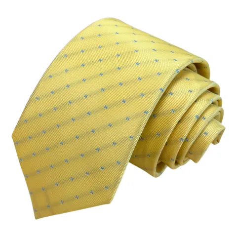 Hermes Tie - Yellow H Tie