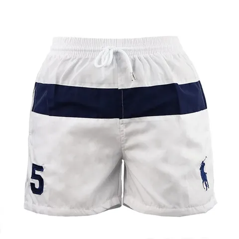 Ralph Lauren Shorts - White & Navy Stripe