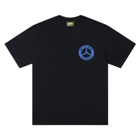 Corteiz Tee - Black Blue Logo