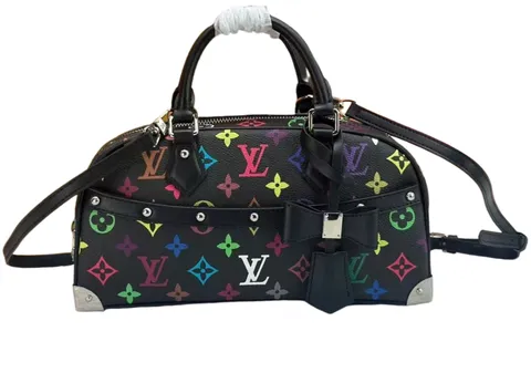 Louis Vuitton Bag - Black Multicolore Speedy